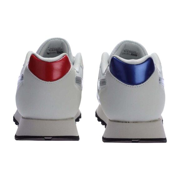 Reebok Unisex Adult Glide Suede Sneakers / White/Silver